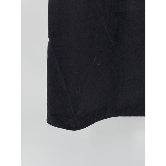 FASHION GALERIA Men's Black Short Sleeve Button-Up Regular-Fit Shirt SZ M - Picture 6 of 8